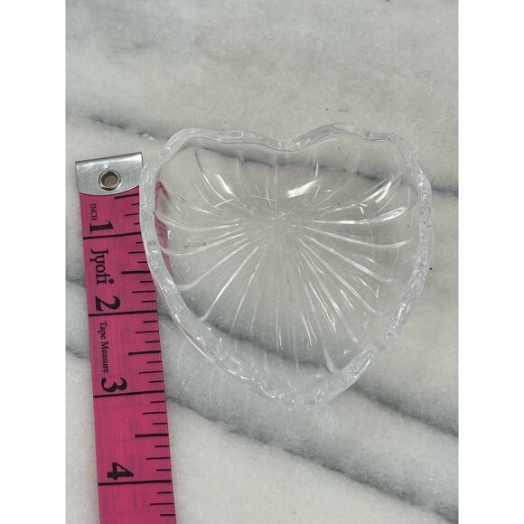 Vintage Crystal glass trinket dish - Picture 9 of 10